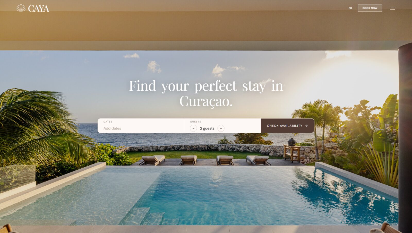 Homepage van CAYA