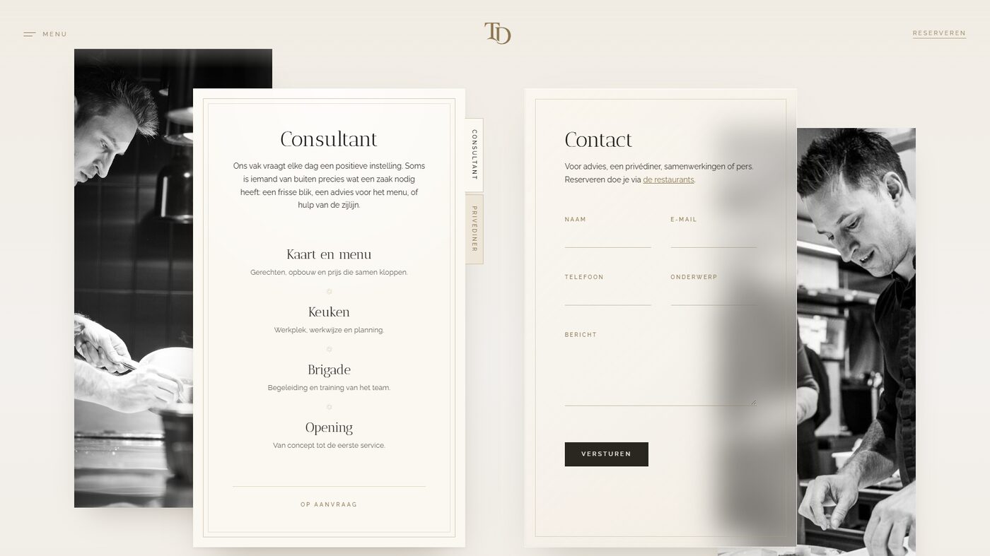 Consultant en contact op de website van Thomas Diepersloot